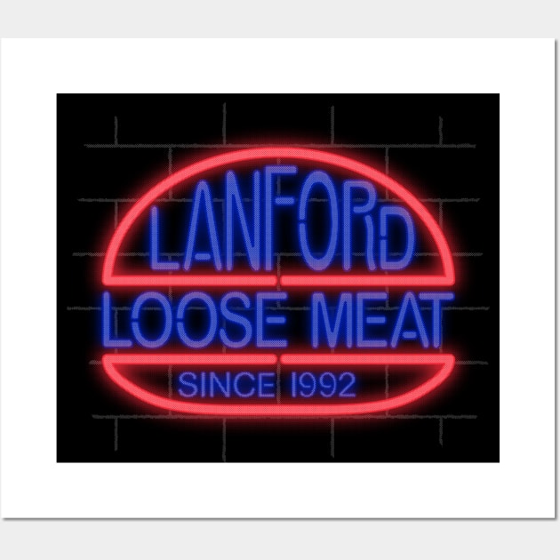 Lanford Loose Meat Wall Art by apalooza